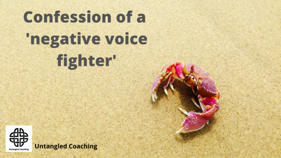 Confession of a 'negative voice fighter'