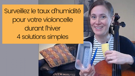 Surveillez le taux d'humidité pour votre violoncelle durant l'hiver : 4 solutions simples