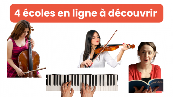 4 écoles en ligne à découvrir pour apprendre le violoncelle, le violon, le chant ou le piano
