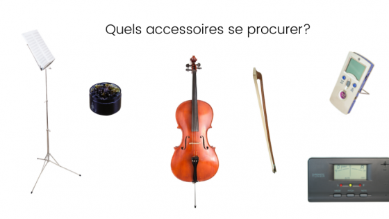 Quels accessoires se procurer pour jouer du violoncelle?