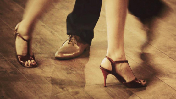 Dancing in the kitchen