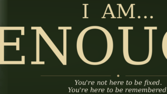 Sufering is not who yo are