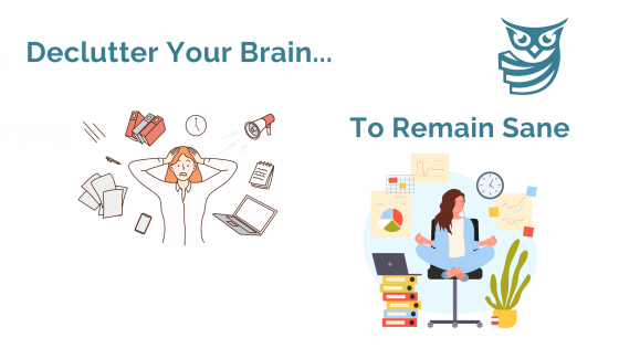 Declutter Your Brain..... To Remain Sane