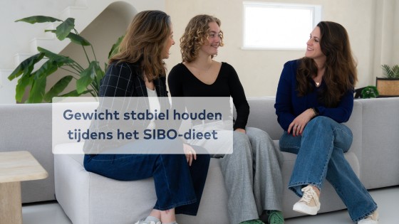 Hoe houd je je gewicht stabiel tijdens het SIBO-dieet?