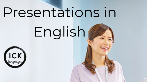 How to make presentations in English