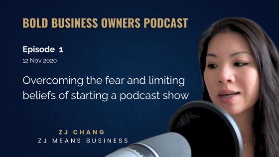 How I overcame my fears and limiting beliefs of starting a podcast (7 min)