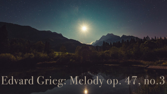 Edvard Grieg: Melody op. 47, no. 3