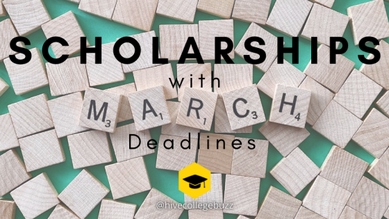 20 Scholarships with March Deadlines