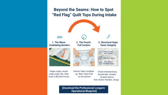 Beyond the Seams: How to Spot “Red Flag” Quilt Tops During Intake