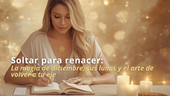 Soltar para renacer: la magia de diciembre, sus lunas y el arte de volver a tu eje