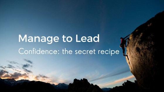 Confidence for people managers: the simple secret recipe for success
