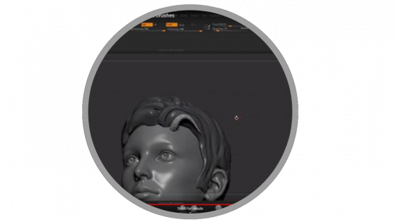 ZBrush Creating Hair using Curve on Surface Brushes