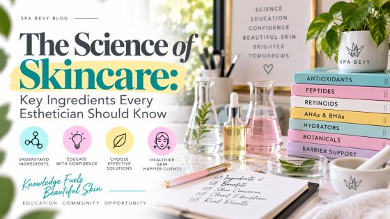 The Science of Skincare: Key Ingredients Every Esthetician Should Know