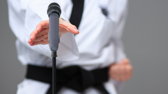 A Black Belt in Public Speaking