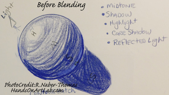 How to create Three-Dimensional Shapes with Colored Pencils