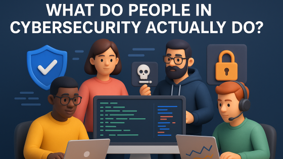 What Do People in Cybersecurity Actually Do?