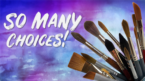3 Watercolor Brushes You Need to Start With.