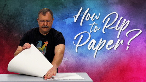Love the Deckled Edge? Here Is the Best Way to Rip Your Watercolor Paper.