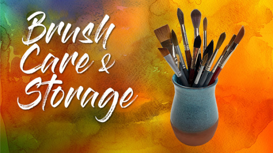 Quality Care and Storage for Watercolor Brushes