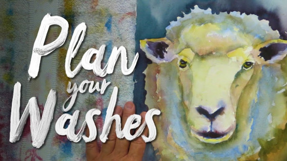 How to boost your watercolors using the simple 3-step wash technique