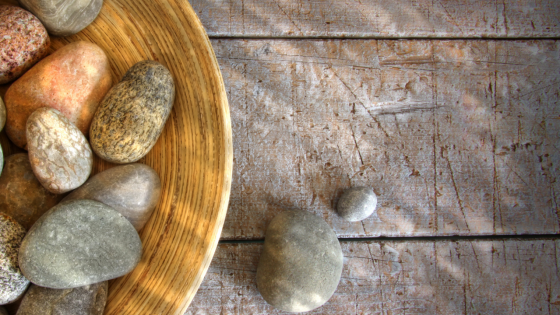 How to use a bowl and some stones to reflect on your present challenges 