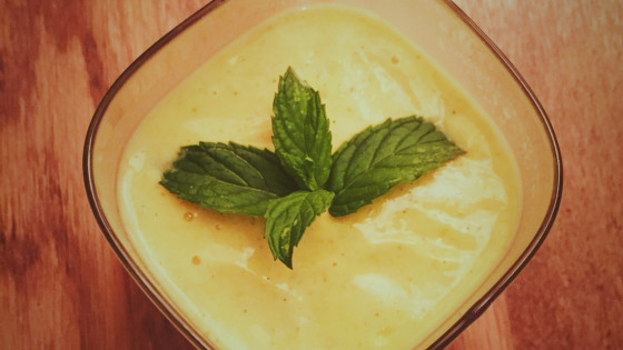Mango, Pistachio, Rose Water and Cardamom Lassi Recipe