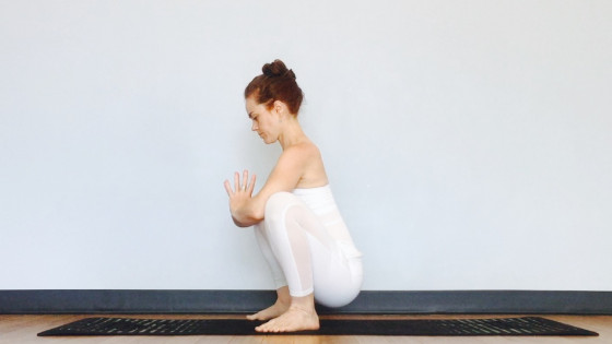 How to Get into Malasana (Deep Yoga Squat) with Grace