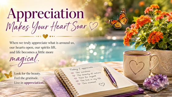 The Power of Appreciation: A Simple Practice to Raise Your Vibration