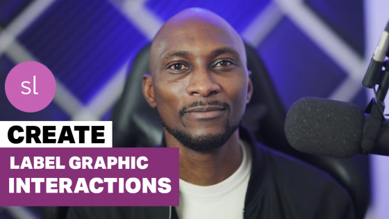 Create Label Graphics Interactions Using Markers in Articulate Storyline