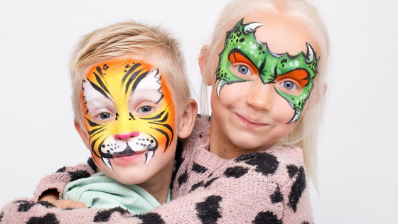 Tyttöjen vs. poikien kasvomaalaukset - onko niissä eroja?