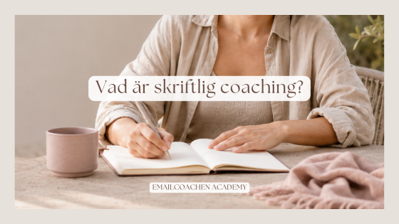 Vad är skriftlig coaching? Så fungerar metoden
