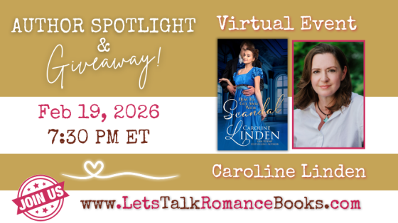 VIRTUAL EVENT: Author Spotlight & Giveaway with Caroline Linden