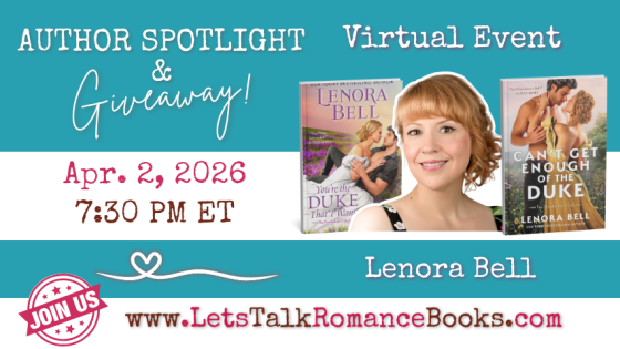 VIRTUAL EVENT: Author Spotlight & Giveaway with Lenora Bell!