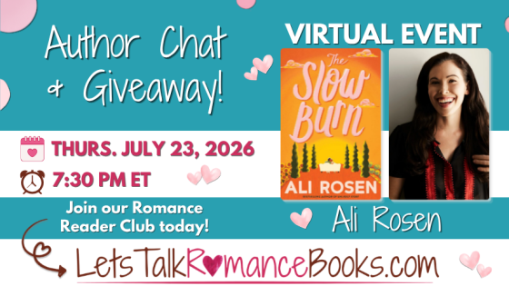 VIRTUAL EVENT: Author Chat & Giveaway with Ali Rosen!