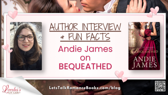 Author Interview & Giveaway with Andie James!