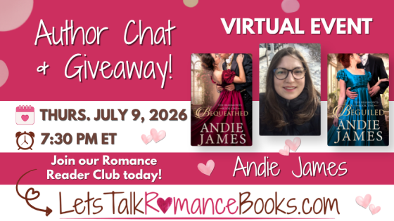 VIRTUAL EVENT: Author Chat & Giveaway with Andie James!