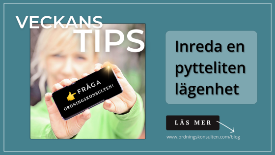Att inreda och organisera en pytteliten lägenhet
