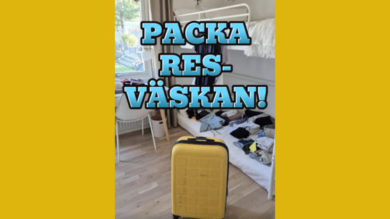 🧳 Packa en organiserad resväska