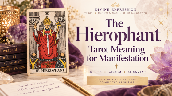 The Hierophant Tarot Meaning for Manifestation: Beliefs & Wisdom