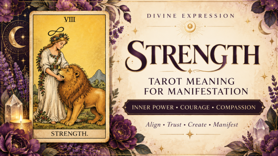 Strength Tarot Meaning for Manifestation: Inner Power & Courage