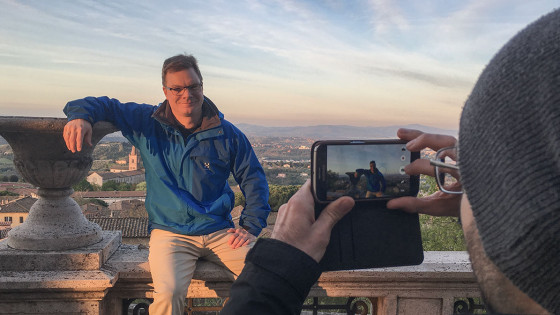 Film walk experience