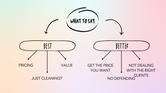 Is Cleaning as respected as Nursing? Get your Value Statements Ready...