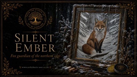 Silent Ember: Winter Fox Artwork, Folklore and the Frozen North