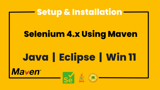 Configure Selenium WebDriver with Java, Maven and Eclipse
