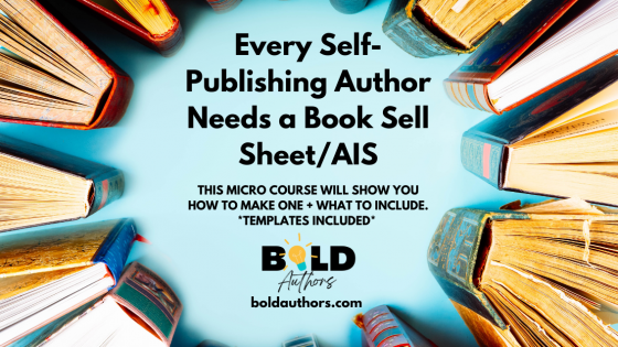 COURSE LAUNCH: Create Book Sell Sheets/Advance Information Sheets That Get Results