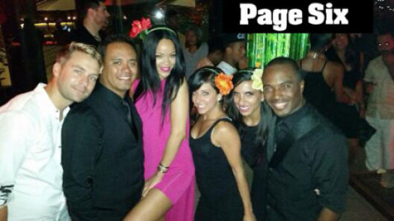 Salsa Dancers Rihanna