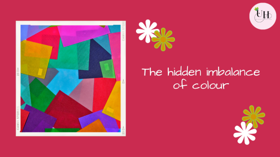 The hidden imbalance of colour