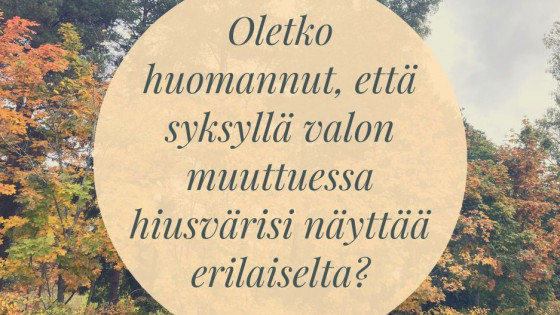 Valon vaikutus hiusvärin sävyyn