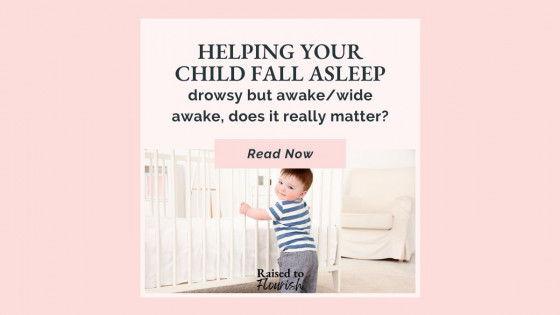 Is it okay to help your child fall asleep?