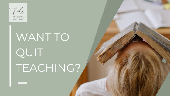 Considering leaving your teaching job?